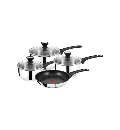 Jamie Oliver Quick & Easy Stainless Steel 4-Piece Pan Set