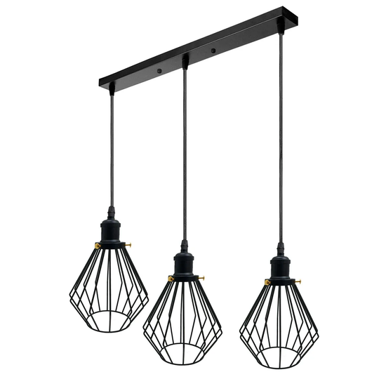 Bednarz 3-Light Kitchen Island Geometric Pendant