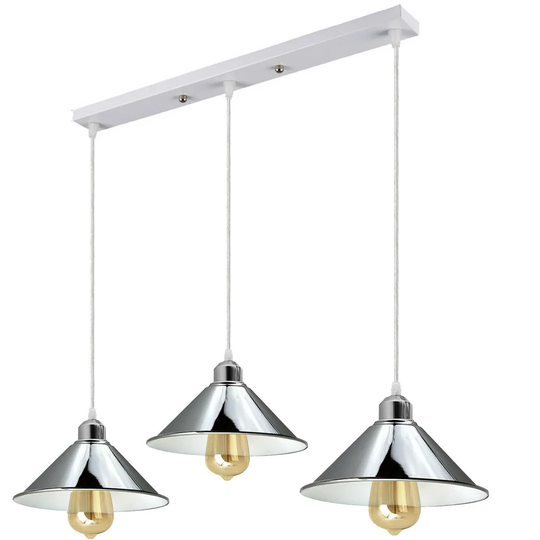 Martinique 3 - Light Kitchen Island Cone Pendant