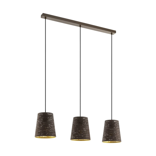 Dhiren 3-Light Kitchen Island Cone Pendant