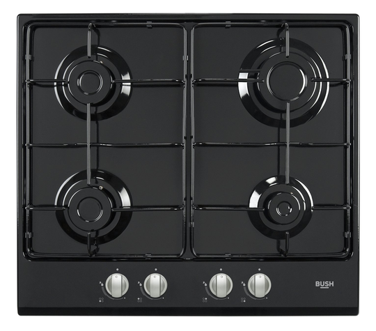 Bush BSH60BFCHB Gas Hob - Black