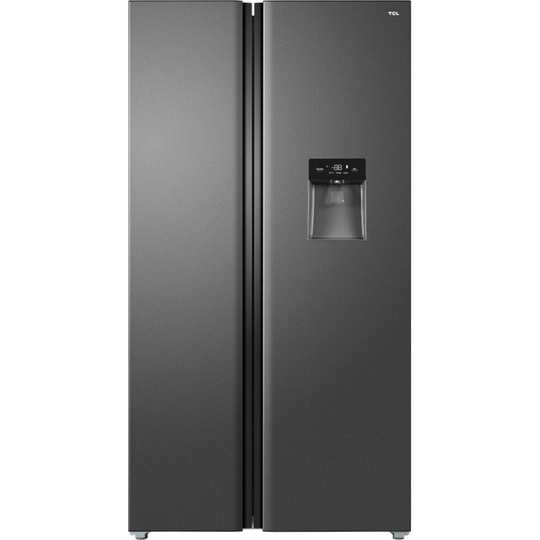 TCL American Fridge Freezer - Silver - Freestanding - RP503SSF0UK