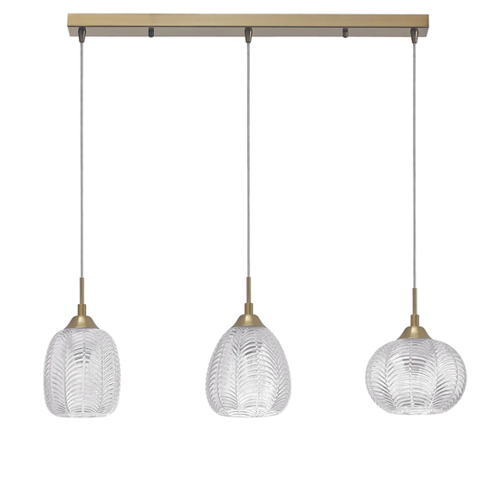 Fitts 3-Light Kitchen Island Dome Pendant
