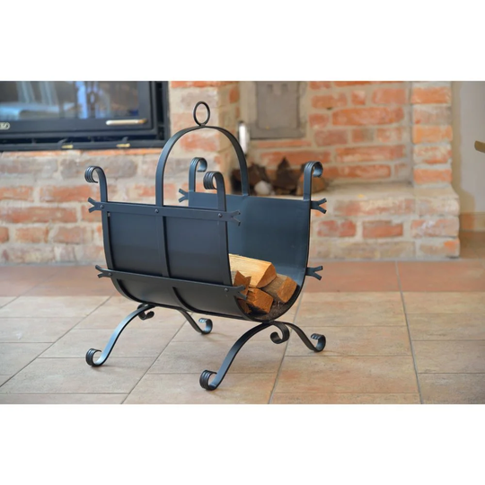 Karon Wrought Iron Log Carrier