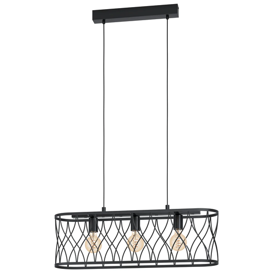 Metts 3-Light Kitchen Island Geometric Pendant