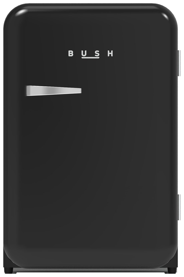 Bush Retro MUCLARBLK Under Counter Larder Fridge - Black