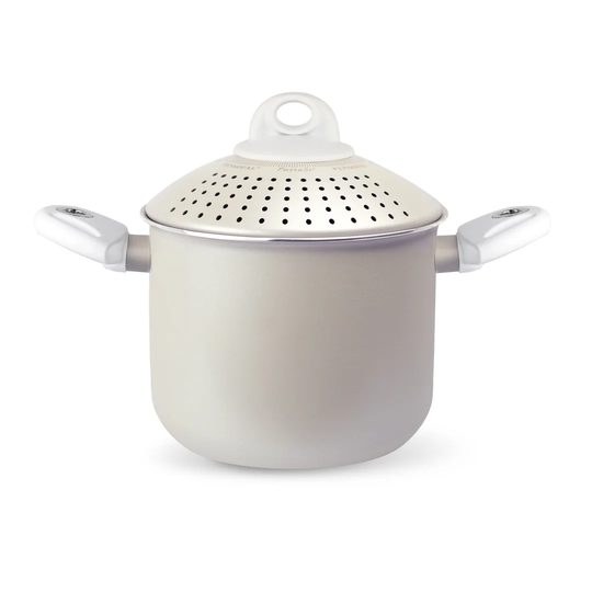 White Diamond Stock Pot with Lid