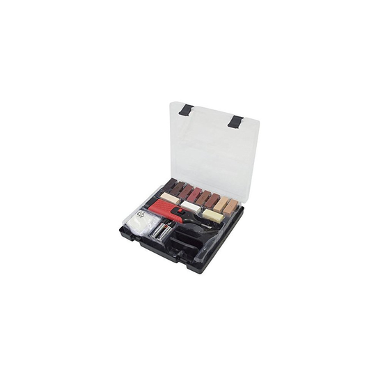 Laminate Floor & Furniture Repair Kit - Wax Worktop Chips Scratches 19pc Case - laminate floor repair kit wax worktop chips scratches furniture 19pc