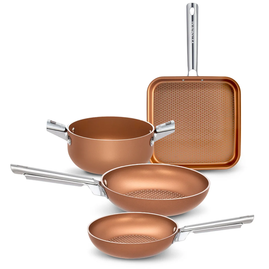 4 Piece Aluminium Non Stick Cookware Set