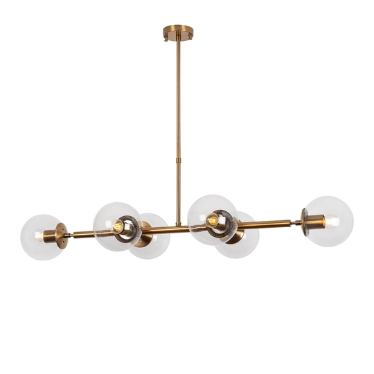 Luper 6-Light Kitchen Island Linear Pendant