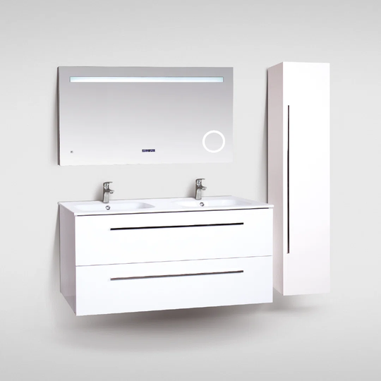 Almeria 1200mm Wall Mounted Double Vanity Unit