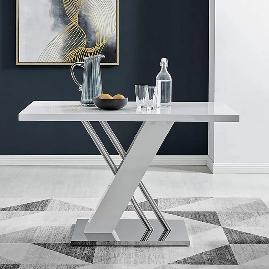 Modern High Gloss Dining Table, Luxury Table For Kitchen