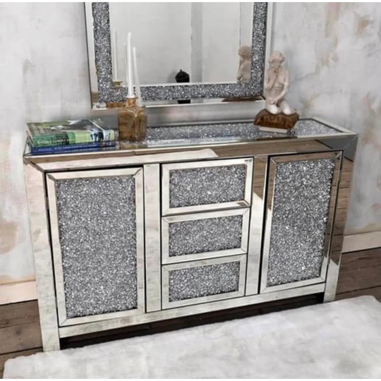 Chaput Crushed Glass Sideboard