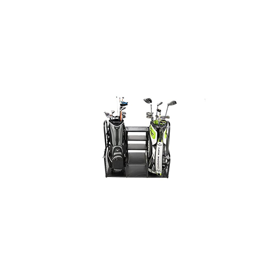 Dual Golf Bag Display Storage Organiser