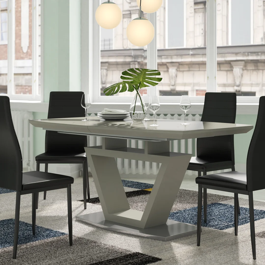 Lukka Extendable Pedestal Dining Table