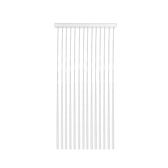 Louise 14-Light Kitchen Island Linear LED Pendant