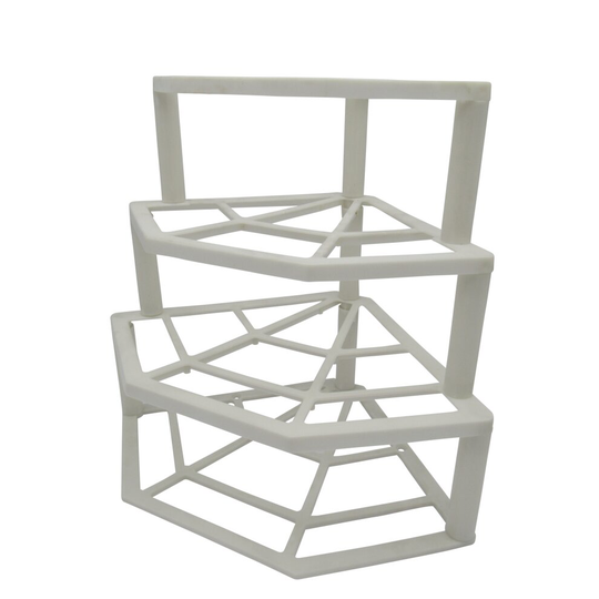 Corner Plate Storage Rack (Kitchen 4-Tier Stand Shelf Stacker Worktop)