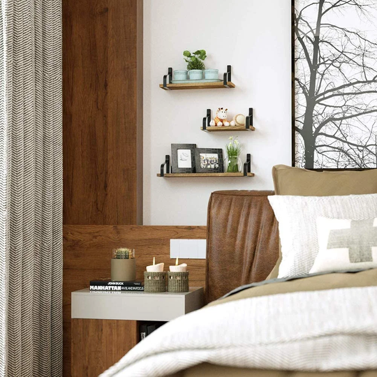 Dasher 3 Piece Floating Shelf Set