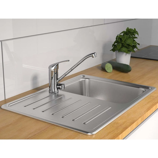 Schütte Sink Mixer with Machine Connection Ultra Chrome