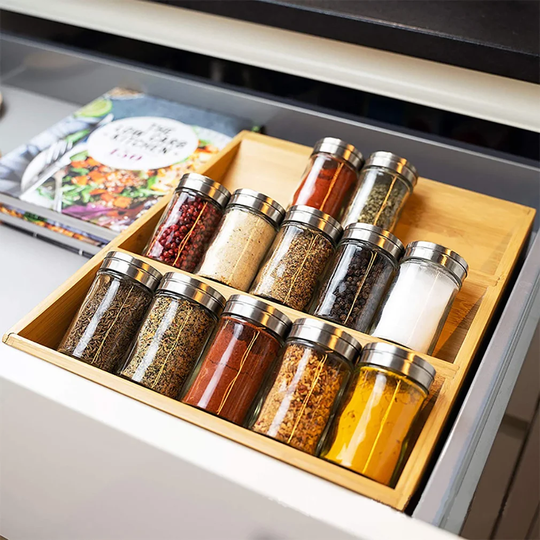 Wall-Mounted Spice Rack