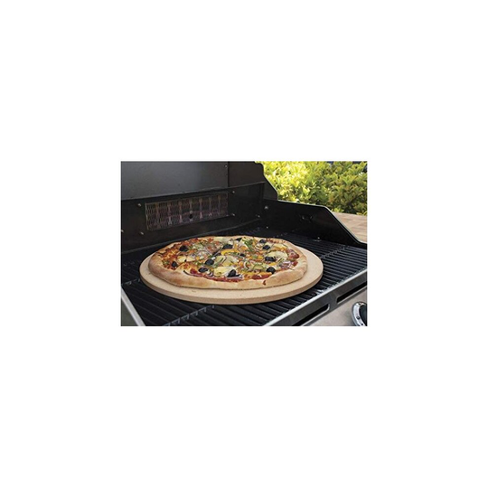 (13" Round Pizza Stone) Pizza Naan Bread Oven BBQ Grill Baking Stone