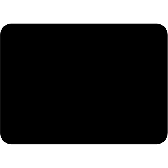 Tuftop Black Large Textured Worktop Saver 50 x 40cm