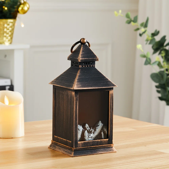 Electric Fireplace Lantern Decoration