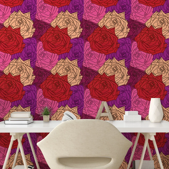 Bellechester Matte Peel & Stick Wallpaper Roll