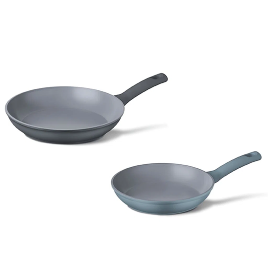 Cuisinox 2 Piece Frying Pan Set Denim Blue