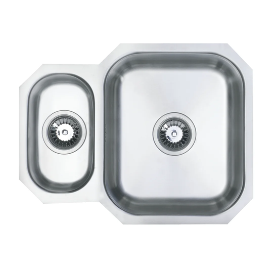 59.4cm x 46cm 1.5 Bowl Undermount Kitchen Sink