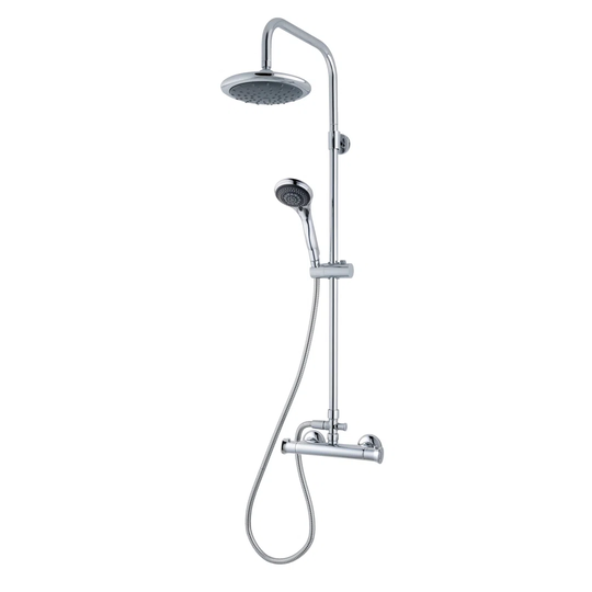 Options Stream Thermostatic Shower with Dual Shower Head