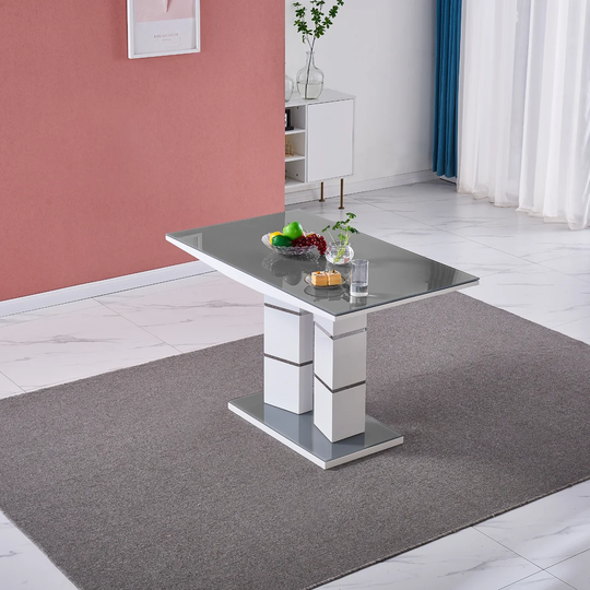 Tivoli Grey Dining Table Large