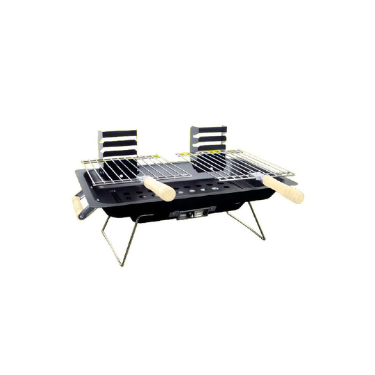 Portable Steel Hibachi Barbecue / BBQ Camping Grill