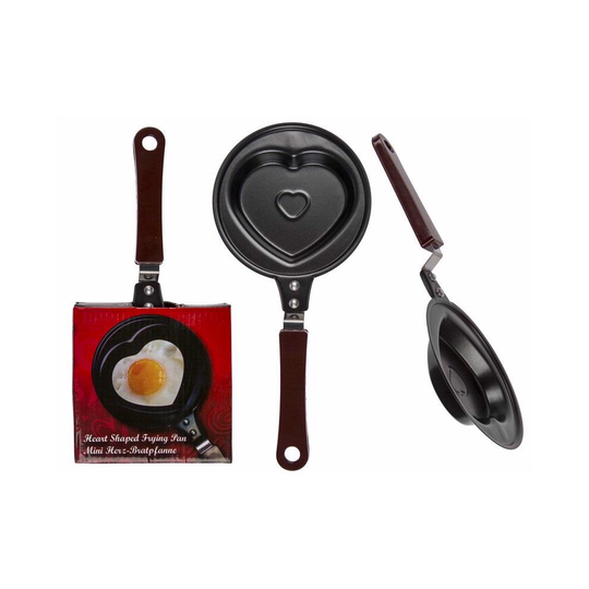 Heart Shaped Single Egg Frying Pan Novelty Gift Cute Valentines Day
