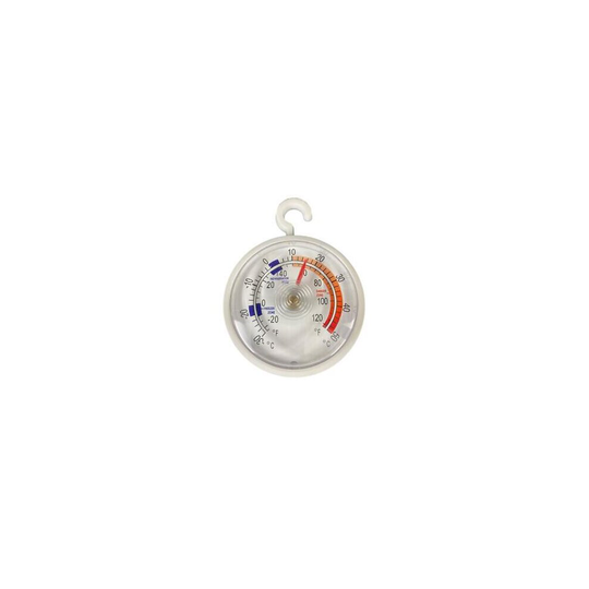 Dial Fridge/Freezer Thermometer/Kitchen Appliance - With Hanging Hook Must Have