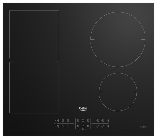 Beko Pro HII64201MT Electric Induction Hob - Black