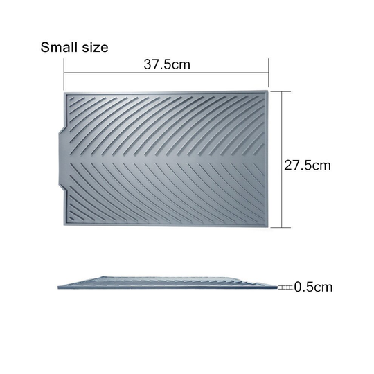 (Small) Portable Durable Tableware Silicone Drain Sink Mat