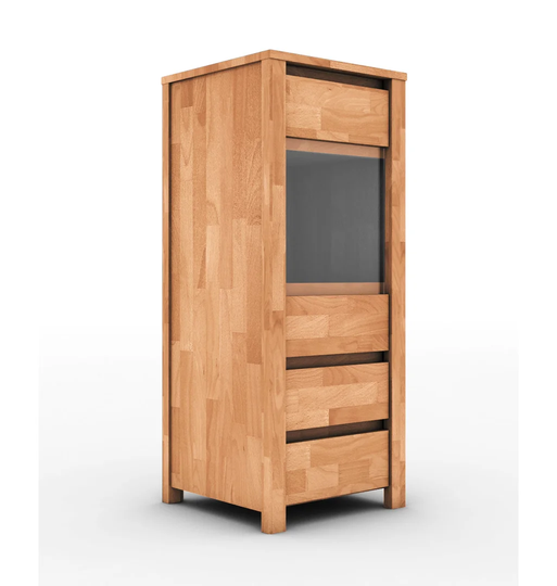 Fugate 45 Cm 2 Drawer Solid Wood Highboard