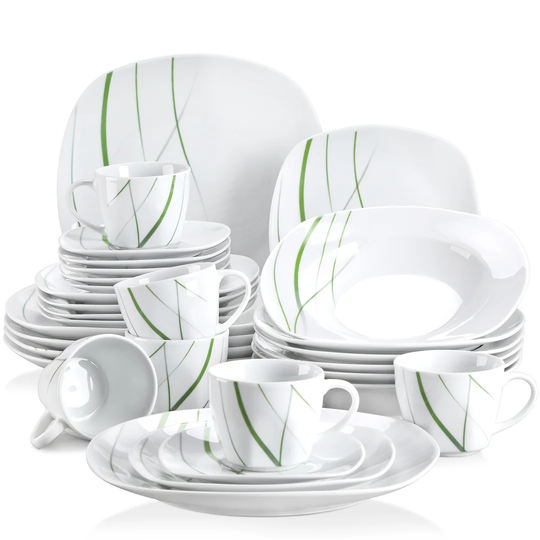 Avivc 30 Piece Dinnerware Set, Service for 6