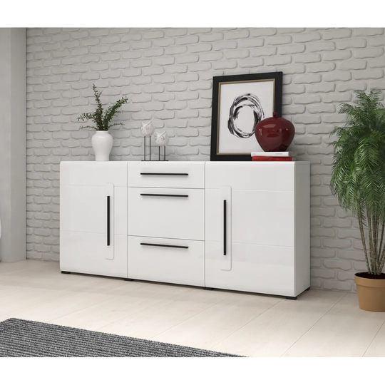 Tulsa 180 Cm Wide 3 Drawer Highboard