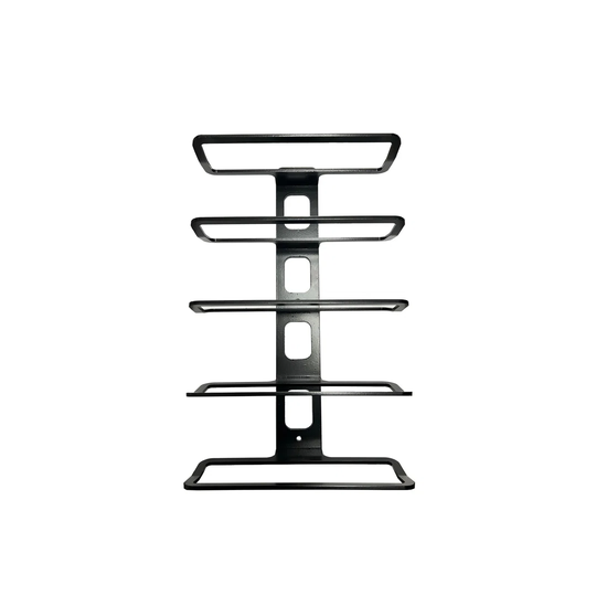 5 Bottle Wall Mounted Wine Rack Metal Display Stand Holder