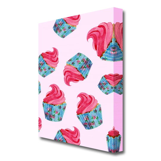 Cupcake 5 Kitchen - Wrapped Canvas Painting Print