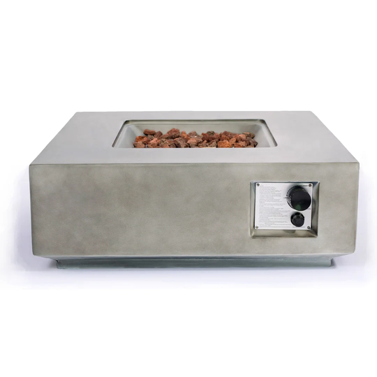 Daries 28Cm H x 76Cm W Polyresin Propane Outdoor Fire Pit Table
