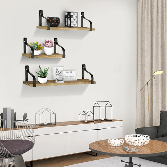 Kellum 3 Piece Bracket Shelf