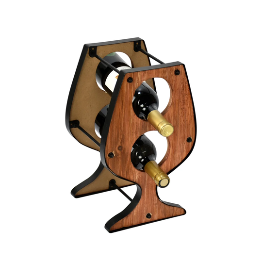 Davisboro 2 Bottle Tabletop Wine Rack