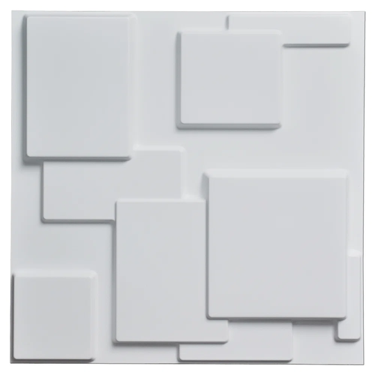 Aldora 63.5cm x 81.28cm Plastic Tile in White