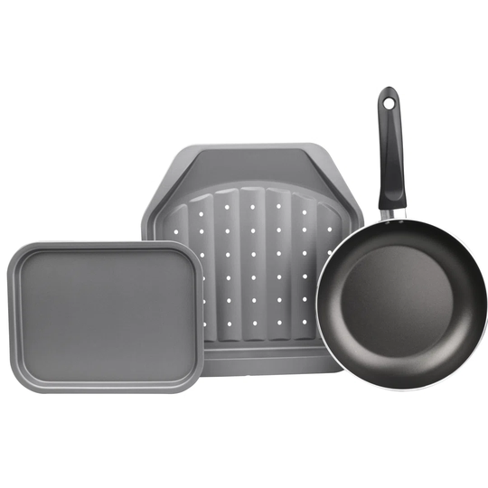 3 Piece Non-Stick Tray and Fry Pan Set