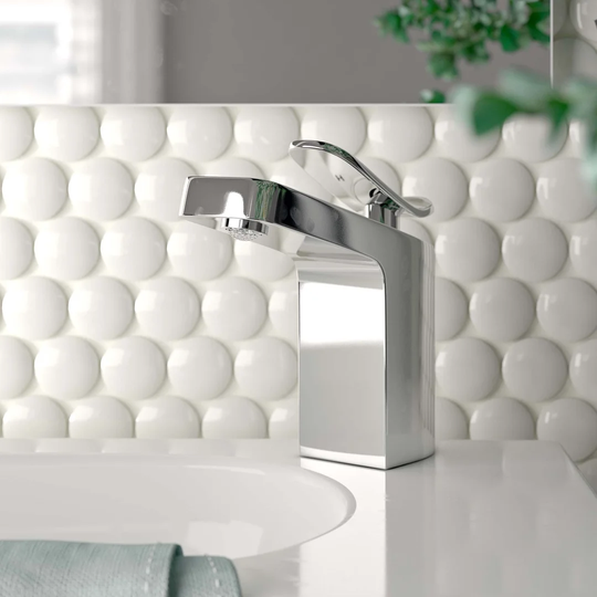 Alp Monobloc Basin Mixer with Waste