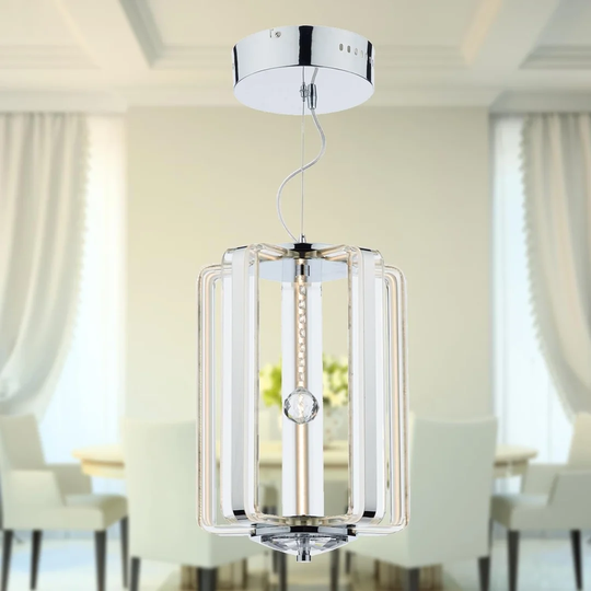 Minter 1-Light Single Geometric LED Pendant