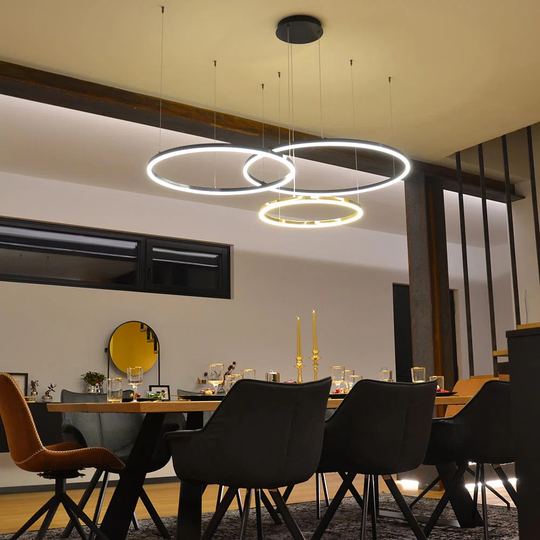 Adepeju 3 - Light Kitchen Island Geometric LED Pendant